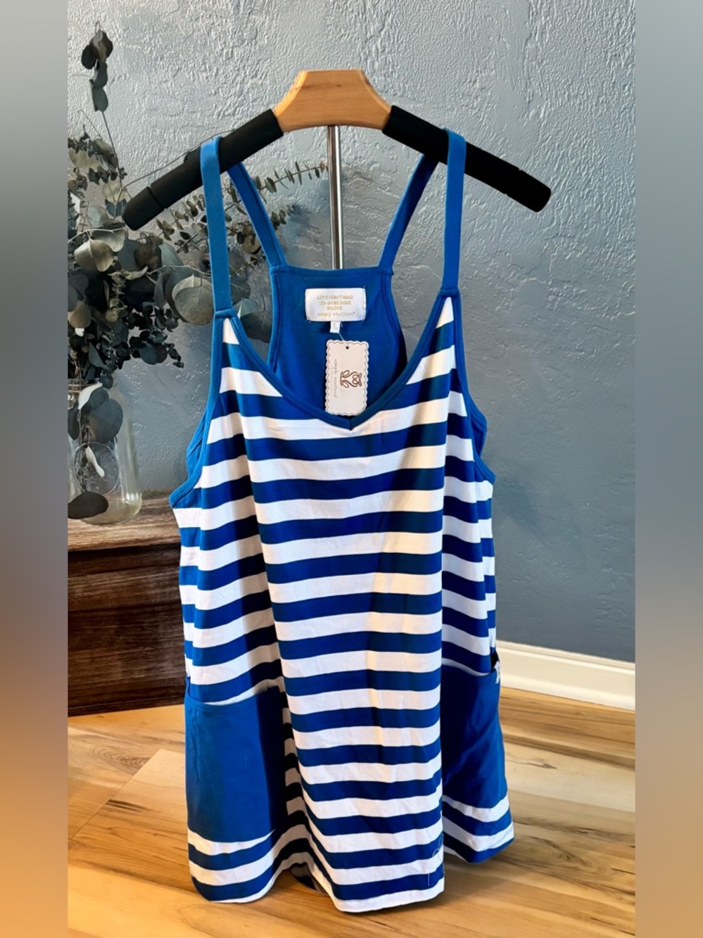 Simply Southern Striped Romper NWT